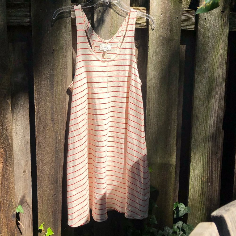 Lou and Grey knit striped racer back dress
